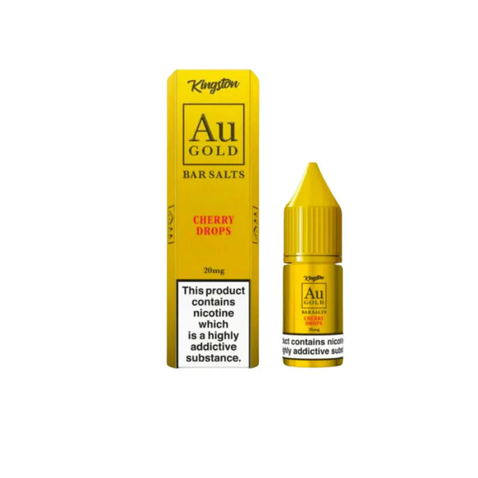 Kingston AU Gold Bar 10ml Nic Salts | Cherry Drops