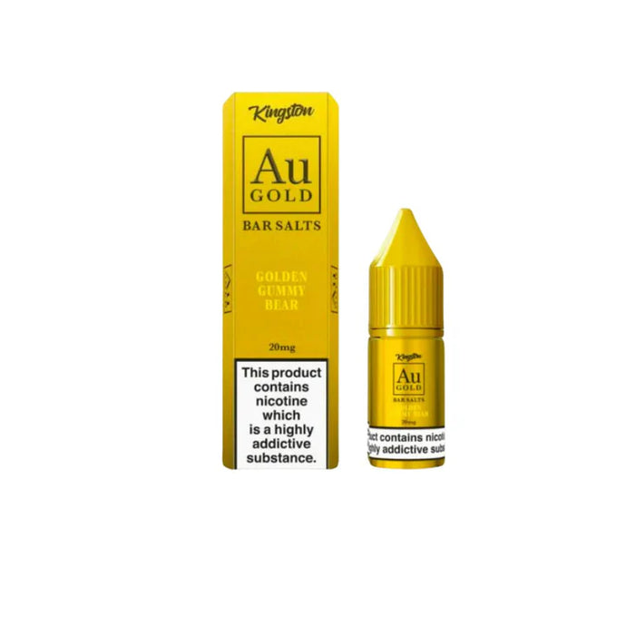 Kingston AU Gold Bar 10ml Nic Salts | Golden Gummy Bear