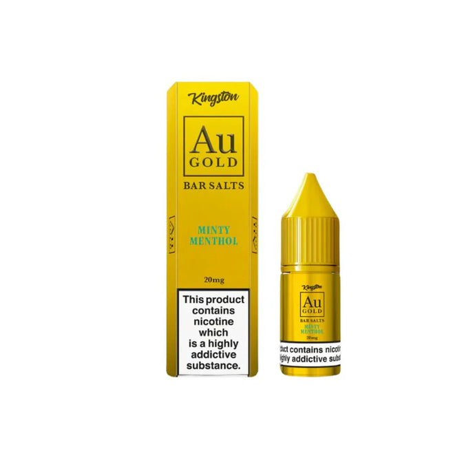 Kingston AU Gold Bar 10ml Nic Salts | Minty Menthol