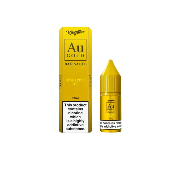 Kingston AU Gold Bar 10ml Nic Salts | Pineapple Ice