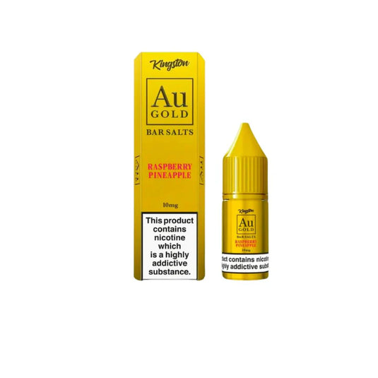 Kingston AU Gold Bar 10ml Nic Salts | Pineapple Raspberry