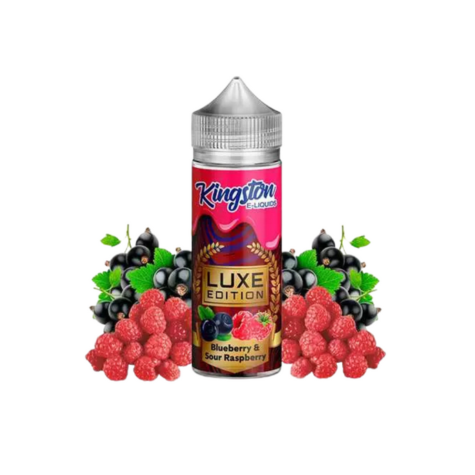 Kingston Luxe Edition 100ml E-Liquid | Blueberry & Sour Raspberry