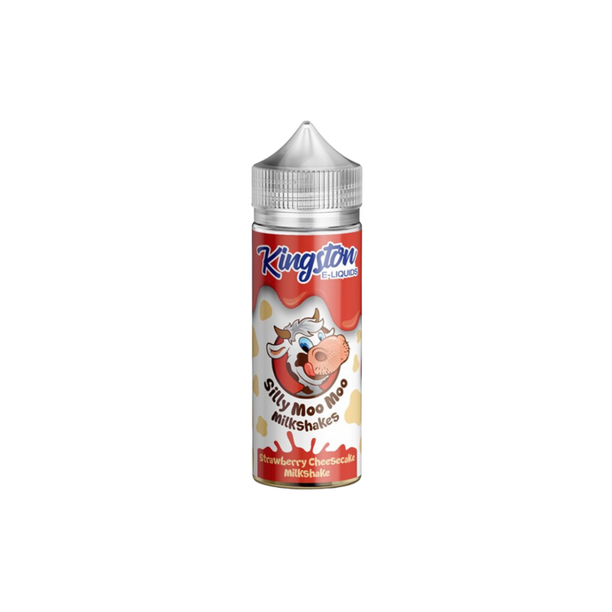 Kingston Silly Moo Moo Edition 100ml E Liquid | Strawberry Cheesecake Milkshakes