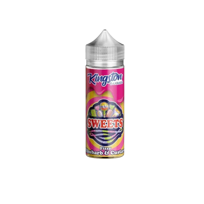 Kingston Sweets 100ml E-Liquid | Fizzy Rhubarb & Custard