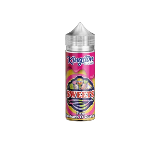 Kingston Sweets 100ml E-Liquid | Fizzy Rhubarb & Custard