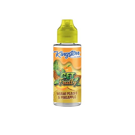 Kingston Get Fruity 100ml E-Liquid | Miami Peach Pineapple
