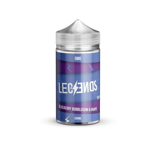 Legends 200ml E-Liquid | Blueberry Bubblegum & Grape