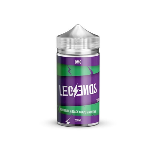 Legends 200ml E-Liquid | Red Berries Black Grape & Menthol
