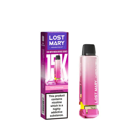 Lost Mary Nera Fullview Prefilled Replacement Pod | Pink Lemonade