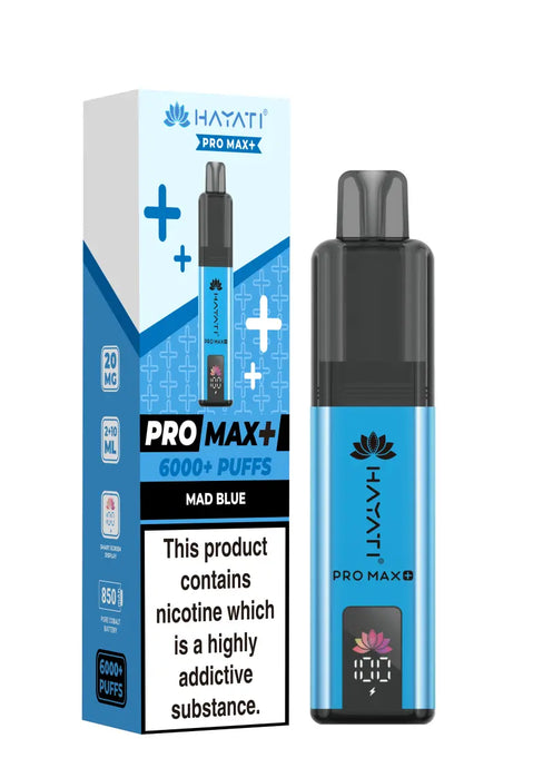 Hayati Pro Max Plus 6000 Puffs Prefilled Pod Kit | Mad Blue