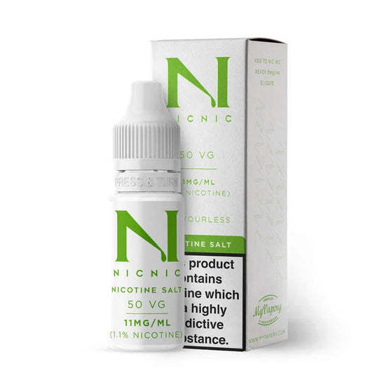 Nic Nic Flavourless 50VG 10ml Nicotine Salt