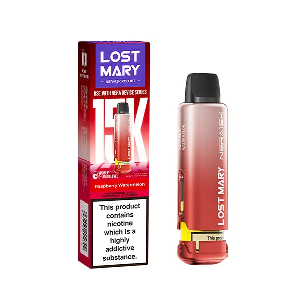 Lost Mary Nera Fullview Prefilled Replacement Pod | Raspberry Watermelon