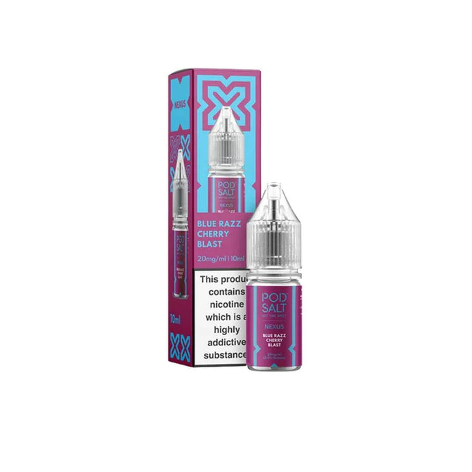 Pod Salt Nexus 10ml Nic Salts | Blue Razz Cherry Blast