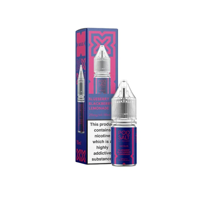 Pod Salt Nexus 10ml Nic Salts | Blueberry Blackberry Lemonade