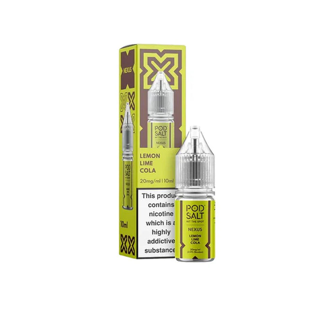 Pod Salt Nexus 10ml Nic Salts | Lemon Lime Cola