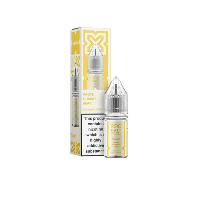 Pod Salt Nexus 10ml Nic Salts | White Gummy Bear