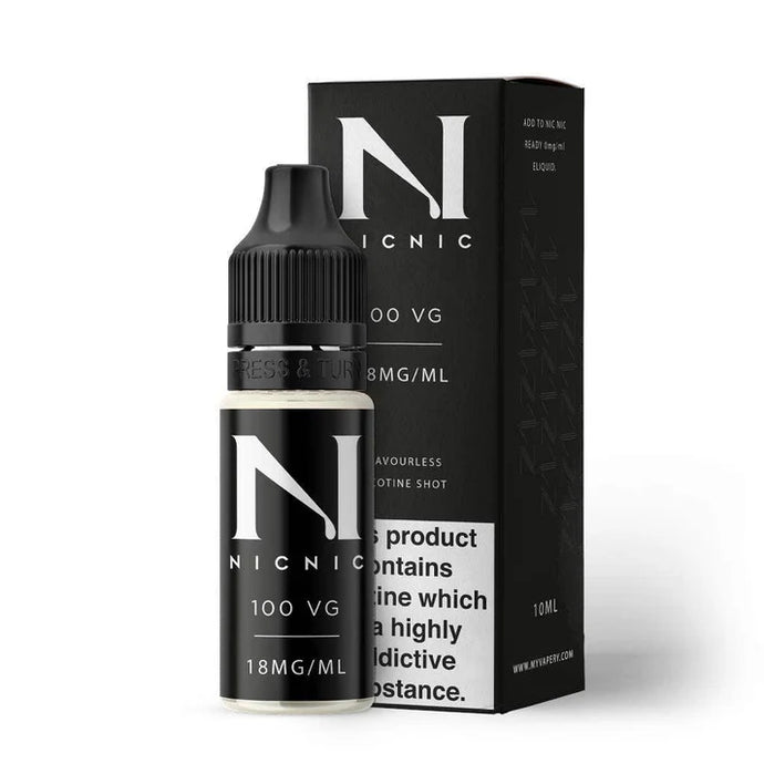 Nic Nic 10ml Nicotine Shot 18MG 100% VG