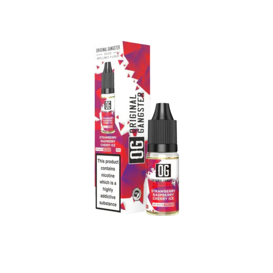 OG Original Gangster 6000 10ml Nic Salts | Strawberry Raspberry Cherry Ice