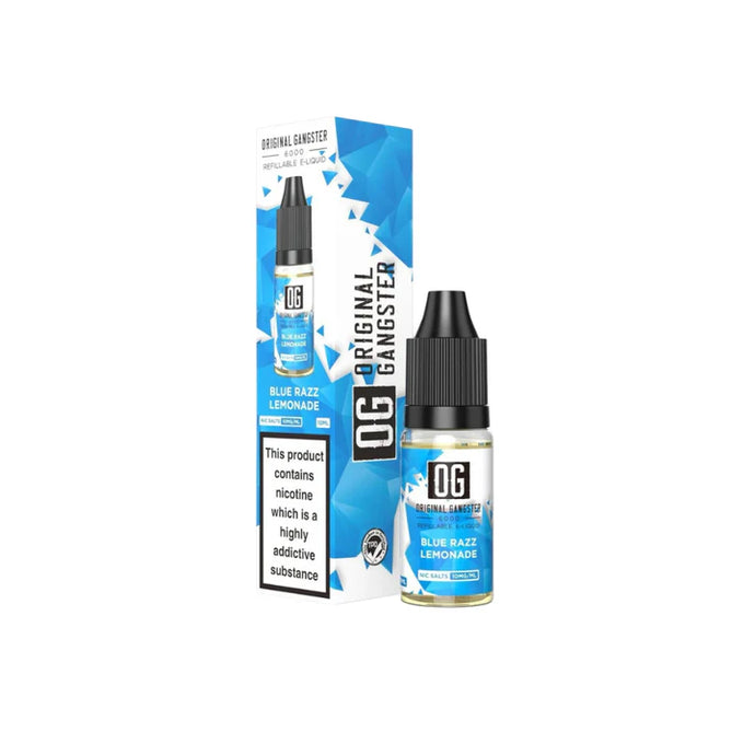 OG Original Gangster 6000 10ml Nic Salts | Blue Razz Lemonade