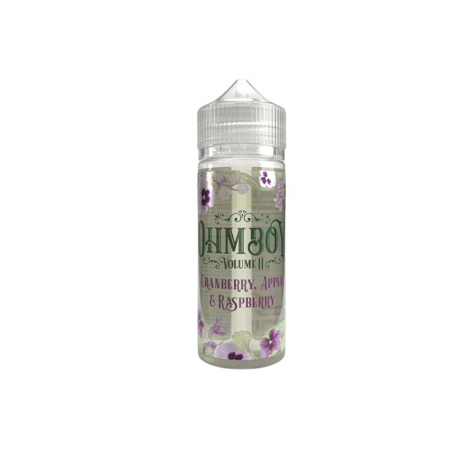 Ohm Boy 100ml Shortfill | Cranberry, Apple & Raspberry