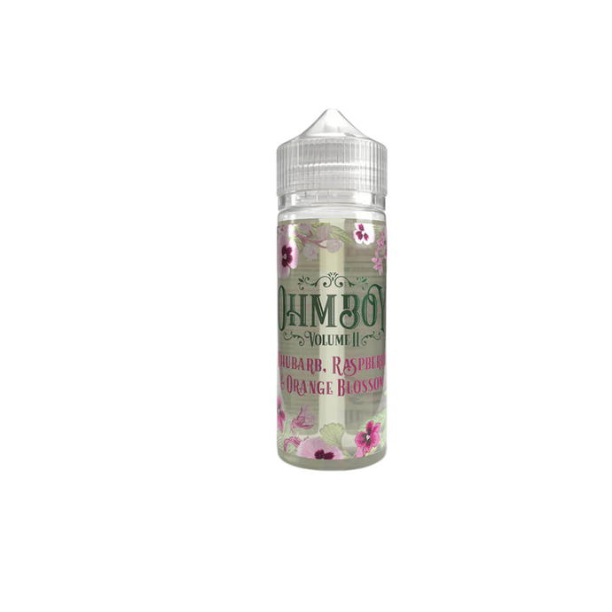 Ohm Boy 100ml Shortfill | Rhubarb, Raspberry & Orange Blossom