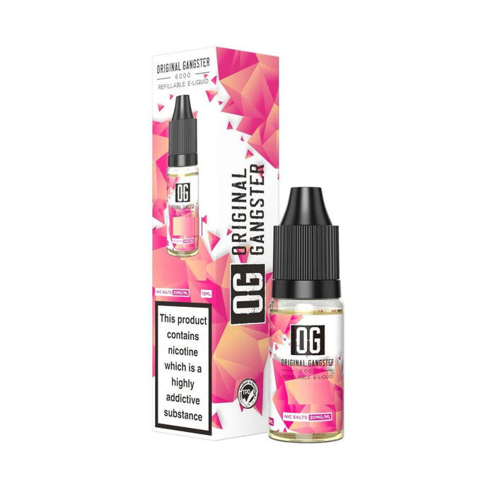 OG Original Gangster 6000 10ml Nic Salts | Pink Lemonade