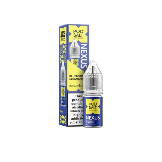 Pod Salt Nexus 10ml Nic Salts | Blueberry Lemonade