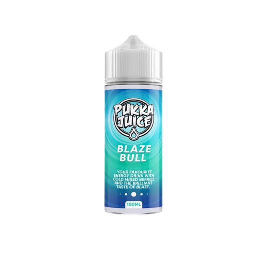 Pukka Juice 100ml Shortfill | Blaze Blue