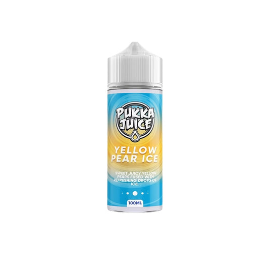Pukka Juice 100ml Shortfill | Yellow Pear Ice