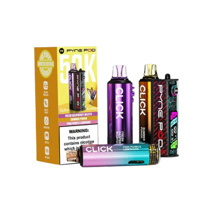 Pyne Pod Click 50k Prefilled Pod Kit | Drinks Edition