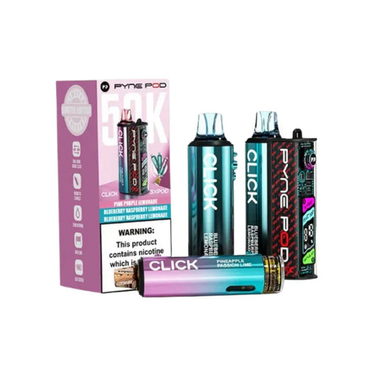 Pyne Pod Click 50k Prefilled Pod Kit | Lemonade Edition