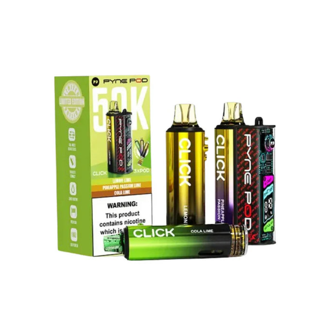Pyne Pod Click 50k Prefilled Pod Kit | Lime Edition