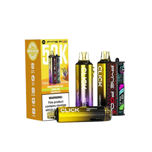 Pyne Pod Click 50k Prefilled Pod Kit | Yellow Edition