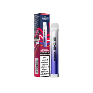 SKE Bar 600 Pro Prefilled Pod Vape Kit | Blueberry Sour Raspberry