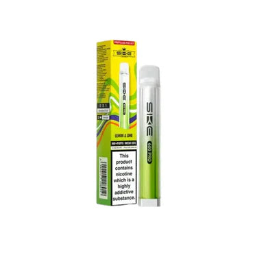 SKE Bar 600 Pro Prefilled Pod Vape Kit | Lemon Lime