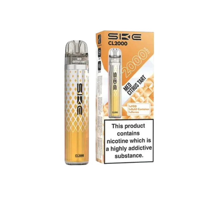 SKE Crystal CL2000 Prefilled Pod Kit | Med Citrus Tart