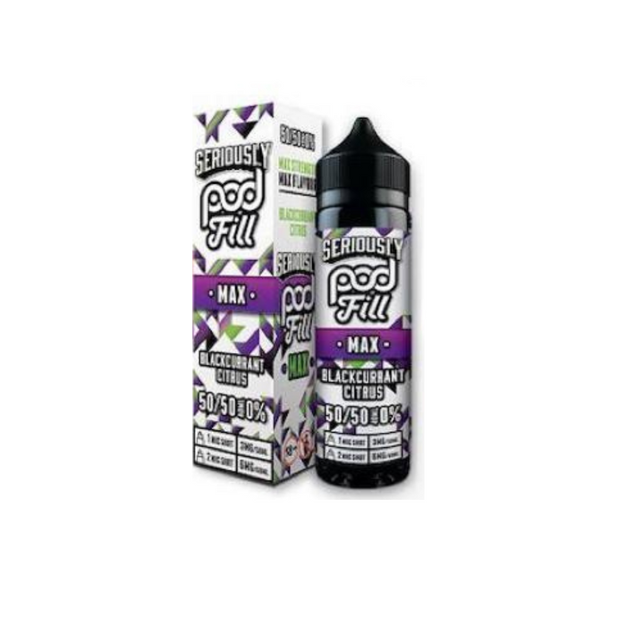 Seriously Pod Fill Max 60ml E-Liquid | Blackcurrant Citrus