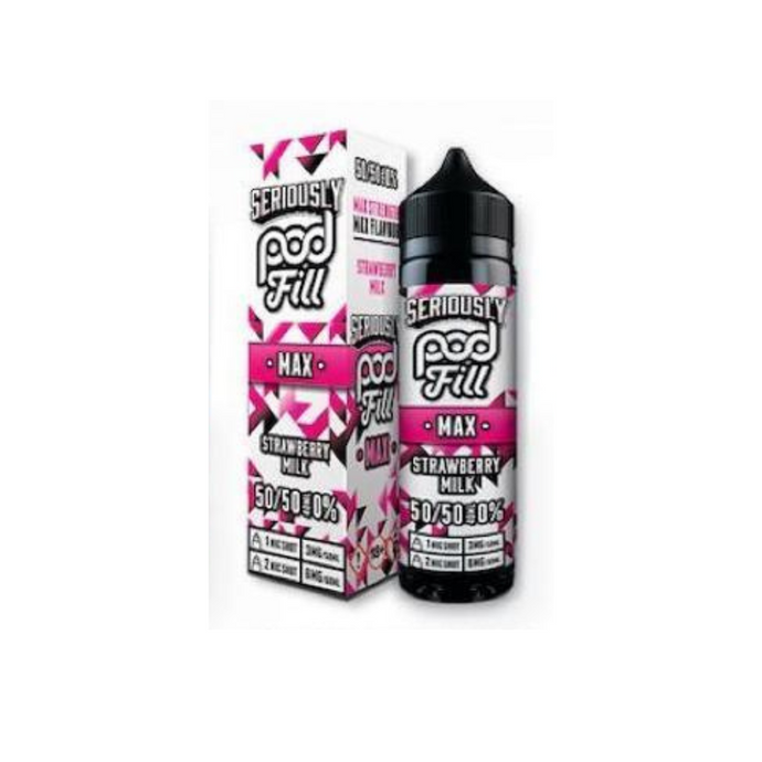 Seriously Pod Fill Max 60ml E-Liquid| Strawberry Milk