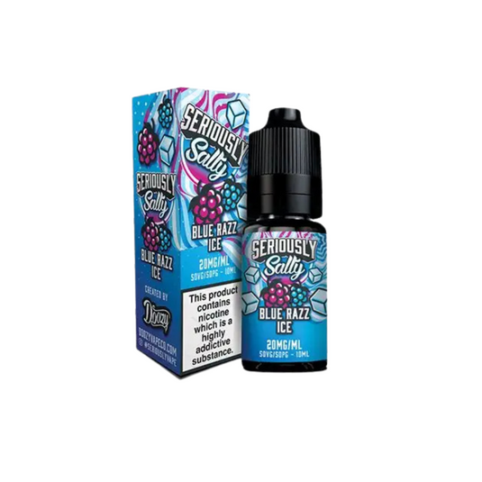 Seriously Salty 10ml E-Liquid | Blue Razz Ice