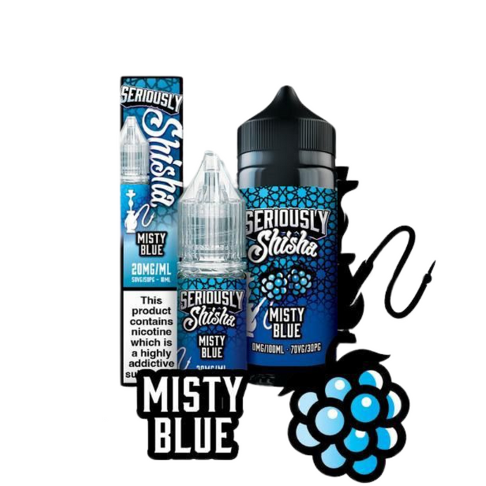 Seriously Shisha 100ml E-Liquid | Misty Blue