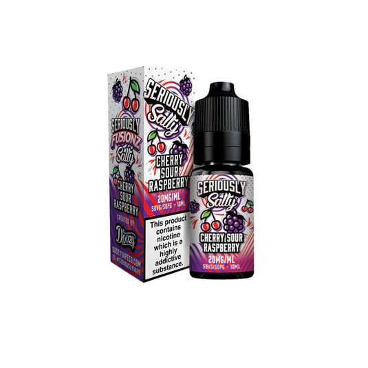 Seriously Fusionz 10ml Nic Salts | Cherry Sour Raspberry