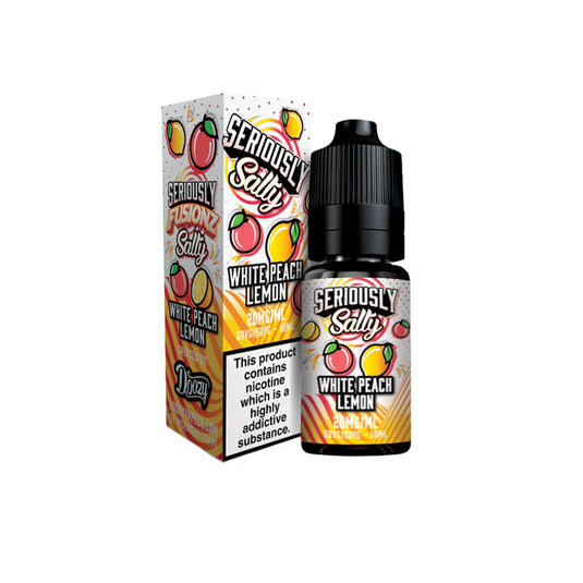 Seriously Fusionz 10ml Nic Salts | White Peach Lemon