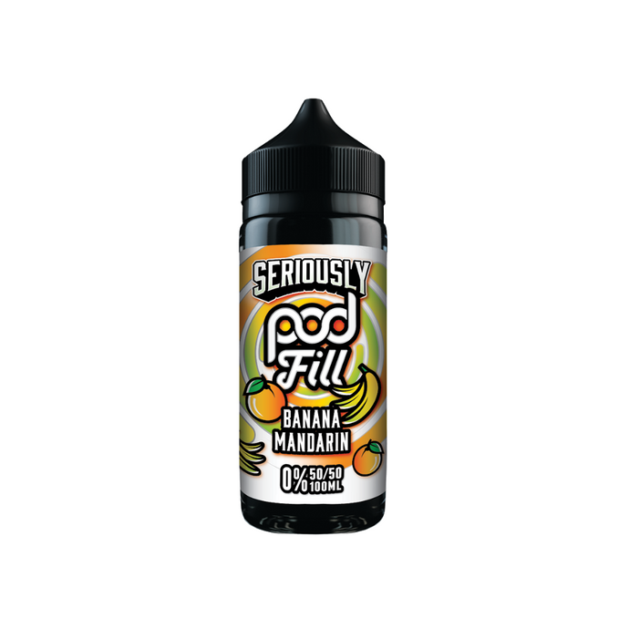 Seriously Pod Fill E-Liquid 100ml | Banana Mandarin