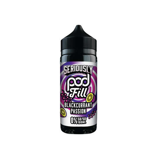 Seriously Pod Fill E-Liquid 100ml | Blackcurrant Passion