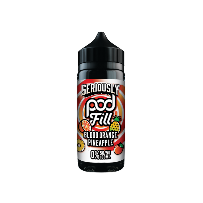 Seriously Pod Fill E-Liquid 100ml | Blood Orange Pineapple