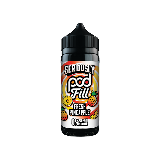 Seriously Pod Fill E-Liquid 100ml | Fresh Pineapple