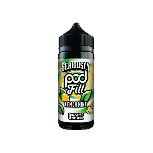 Seriously Pod Fill E-Liquid 100ml | Lemon Mint