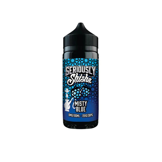 Seriously Shisha 100ml E-liquid Shortfill 70/30 | Misty Blue