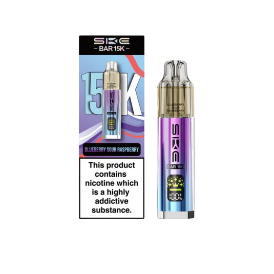 Ske Bar 15K Prefilled Pod Kit | Blueberry Sour Raspberries