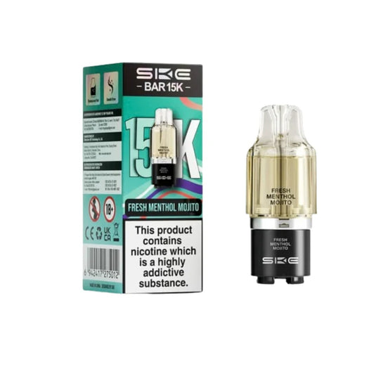 Ske Bar 15K Replacement Pods | Fresh Menthol Mojito